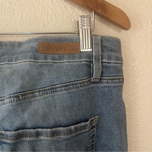 Sanctuary blue stretch raw hemline high rise skinny jeans 14W plus - Picture 7 of 8